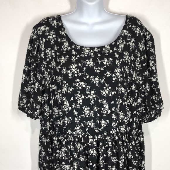 NWT Kay + Jay black floral dress size xl - Picture 2 of 12